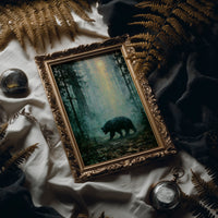 Bear Crossing at First Light