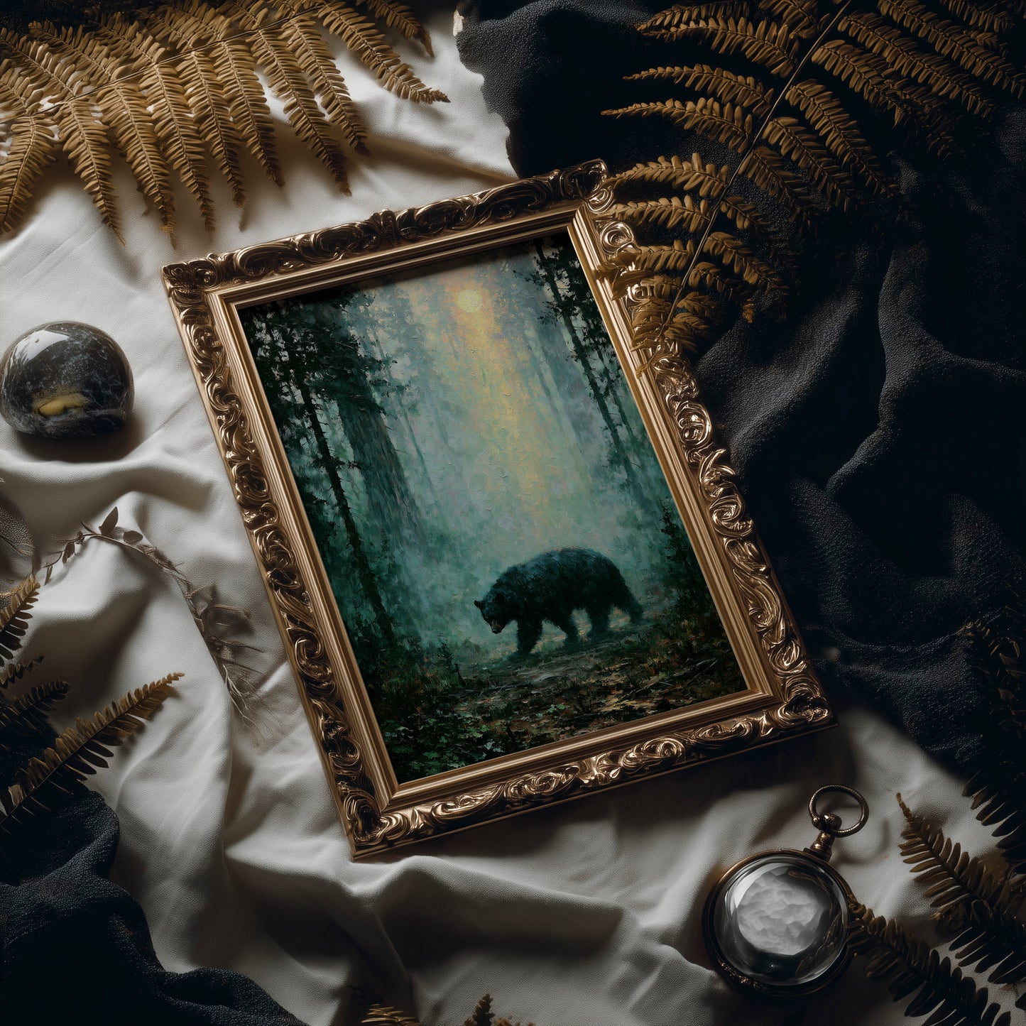 Bear Crossing at First Light