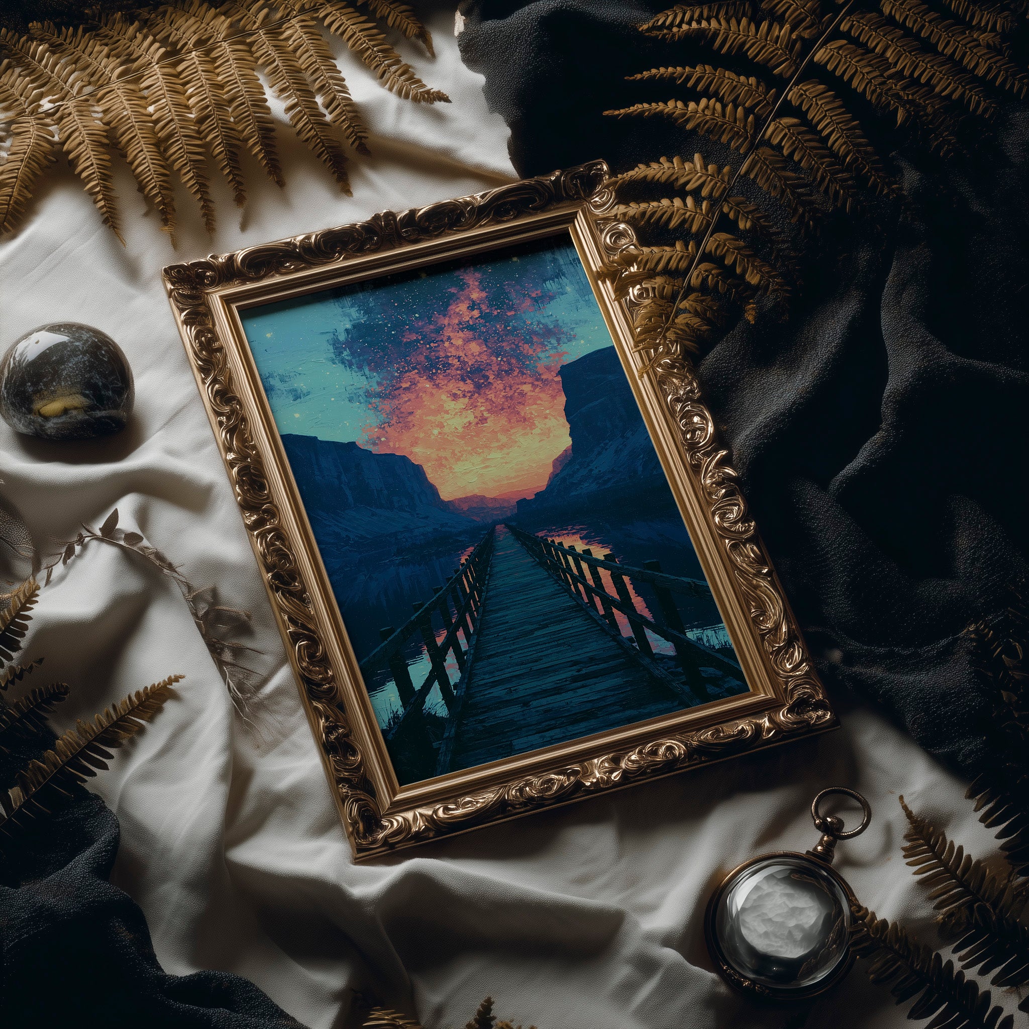 Boardwalk Into a Burning Sky