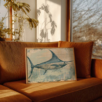 Marlin on Weathered Wood