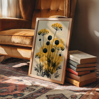 Yarrow and Allium in Gold