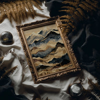 Mountains in Marquetry