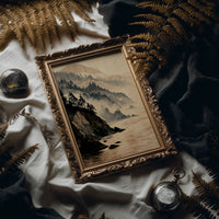 Coastline in Marquetry