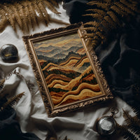 Rolling Foothills in Marquetry