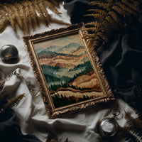 Misted Valley in Marquetry