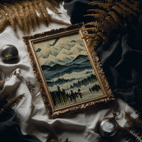 Blue Ridge in Marquetry