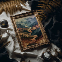River Canyon in Marquetry