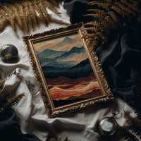 Dusk to Ember in Marquetry