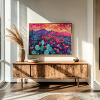 Desert Bloom, Magenta Mountains
