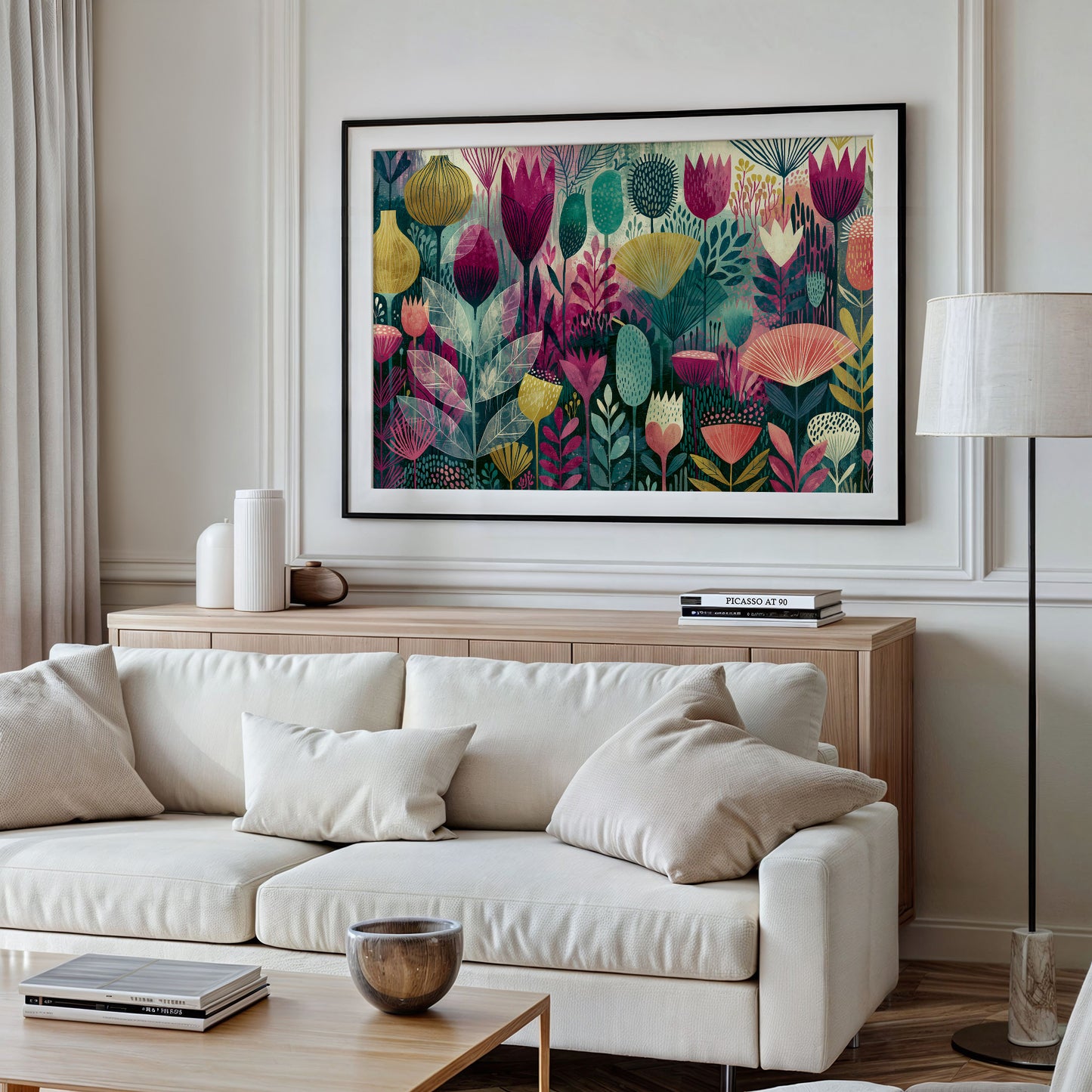 Whimsical Garden, Jewel Tones