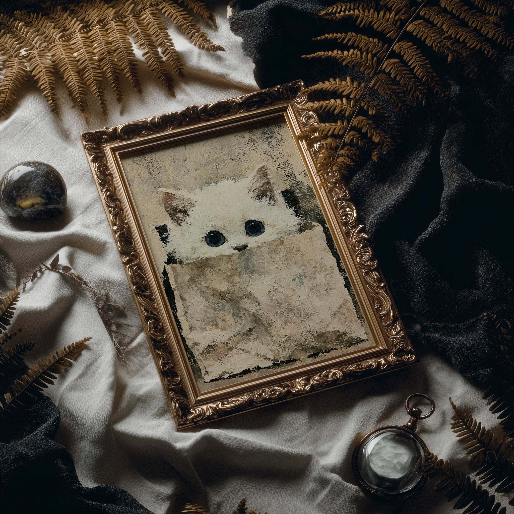 Peekaboo in Pale Fur