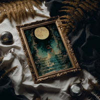 Moonlit Rose Garden Steps