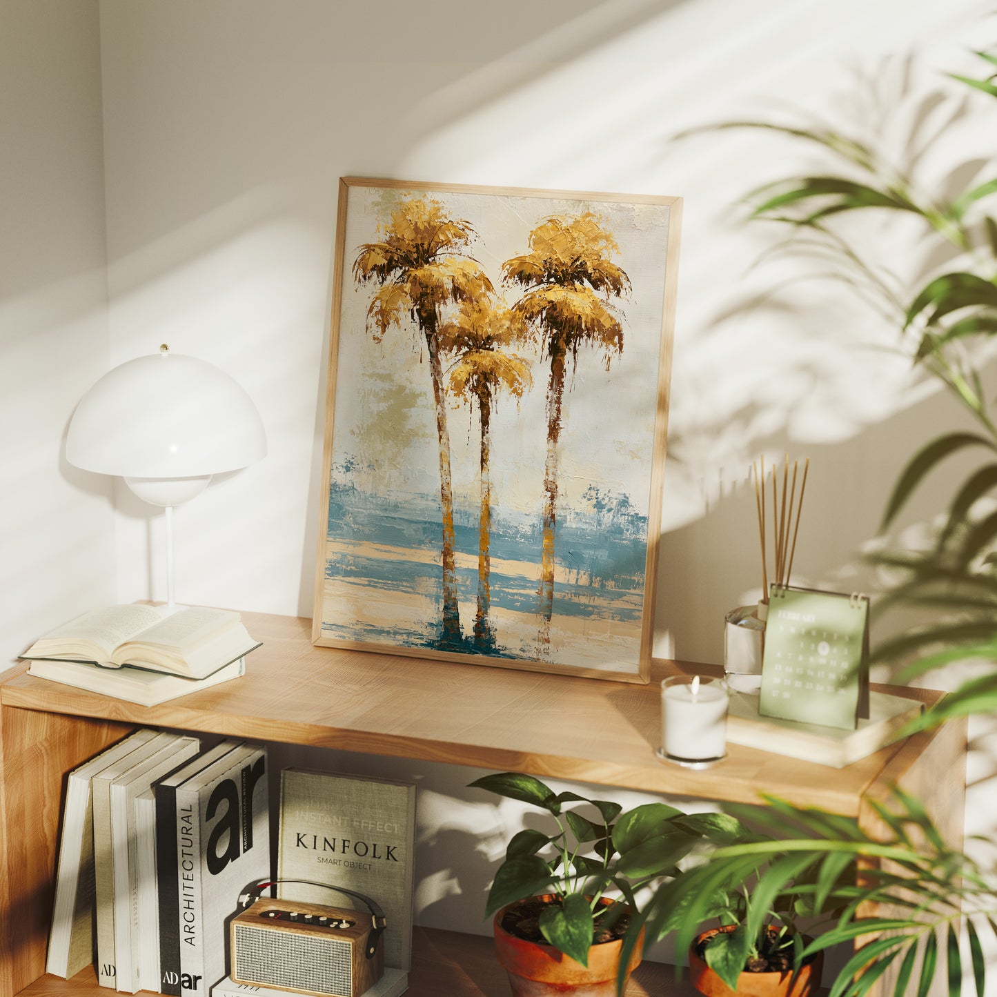 Gilded Palms, Coastal Hour