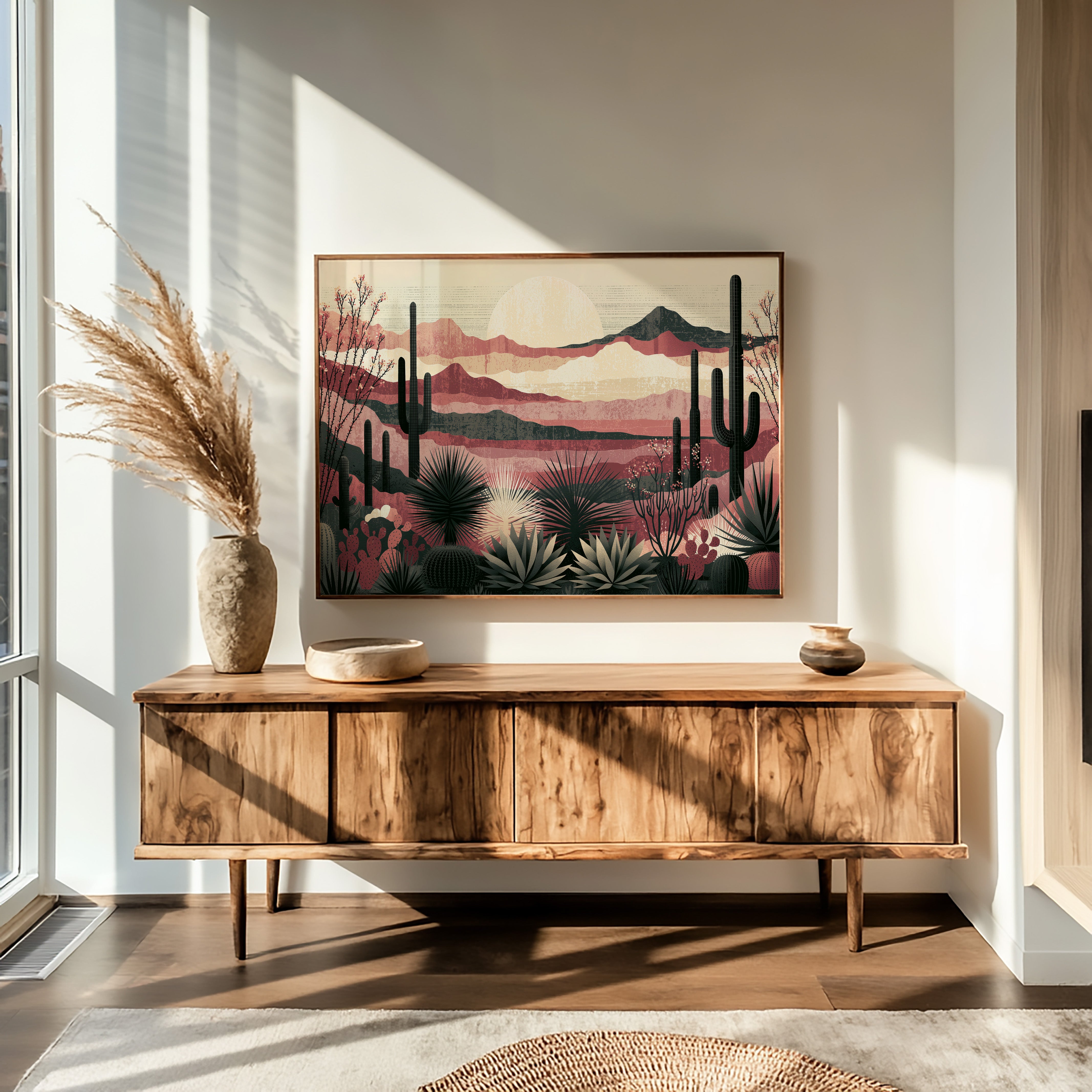 Rose Dusk Desert Bloom