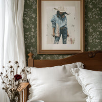 Denim, Dust, and a Wide Brim