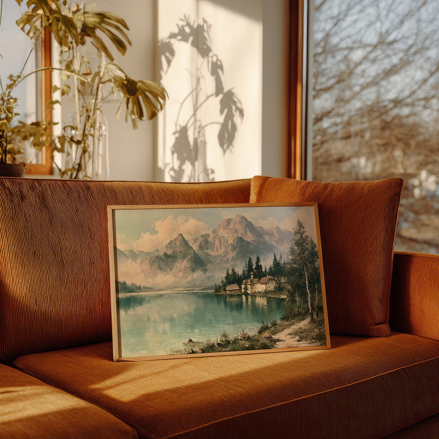 Chapel Village by the Alpine Lake