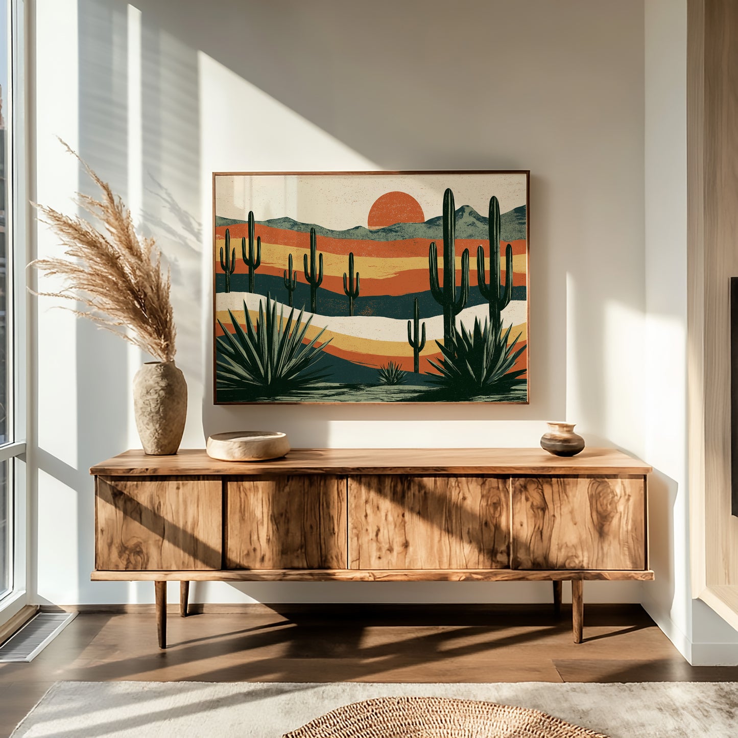 Striped Sunset Cactus Grove