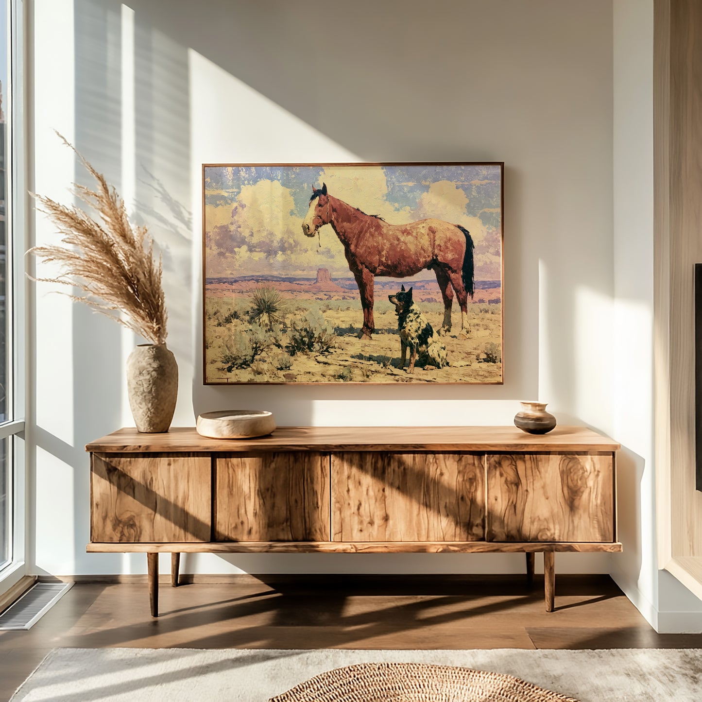Desert Companions, Horse and Cattle Dog
