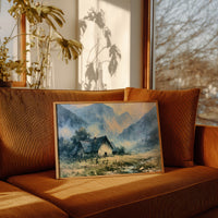 Cottage Beneath the Blue Peaks