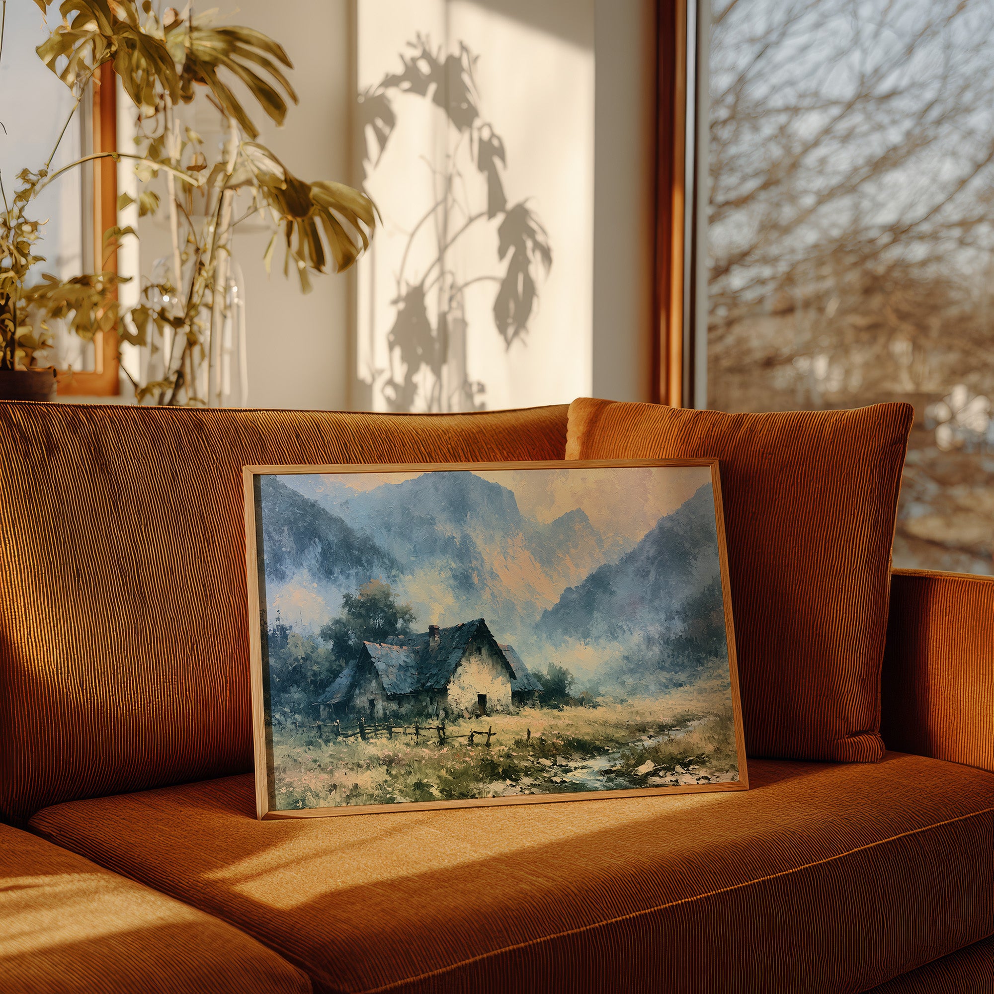 Cottage Beneath the Blue Peaks