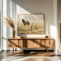 Bay Horse in the Golden Field