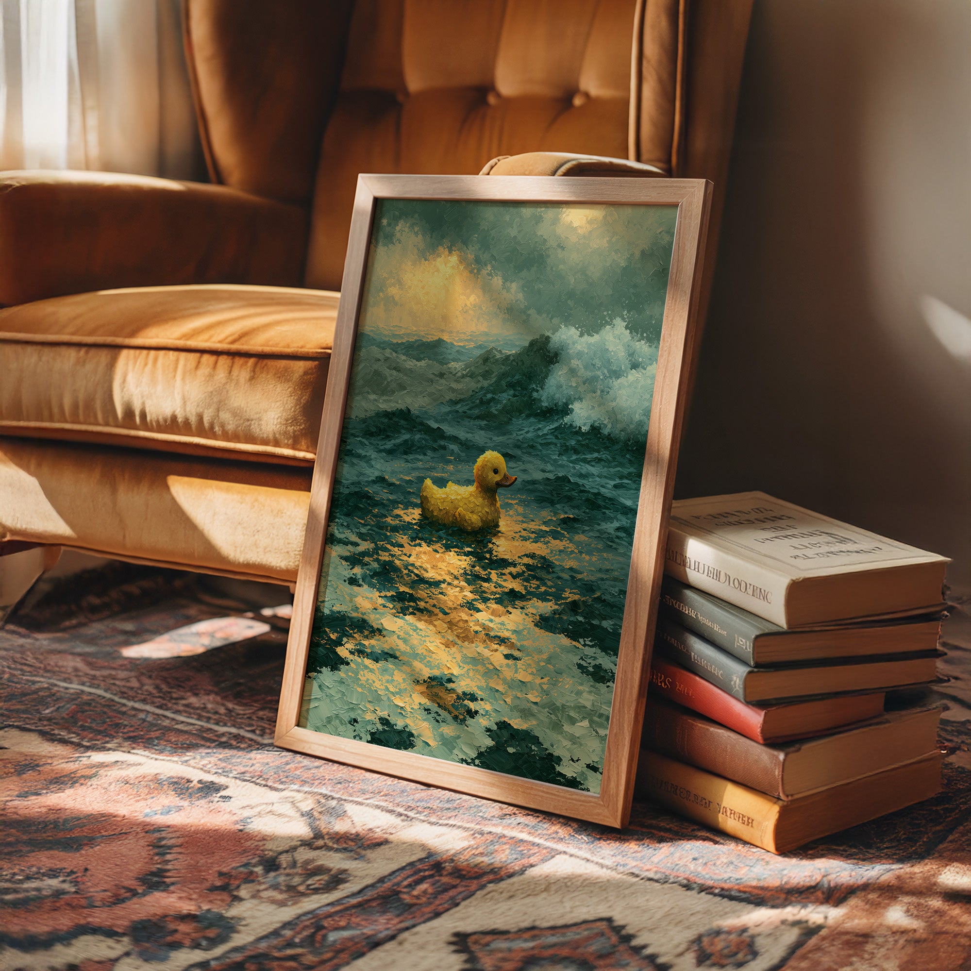 Rubber Duck Takes the Sea