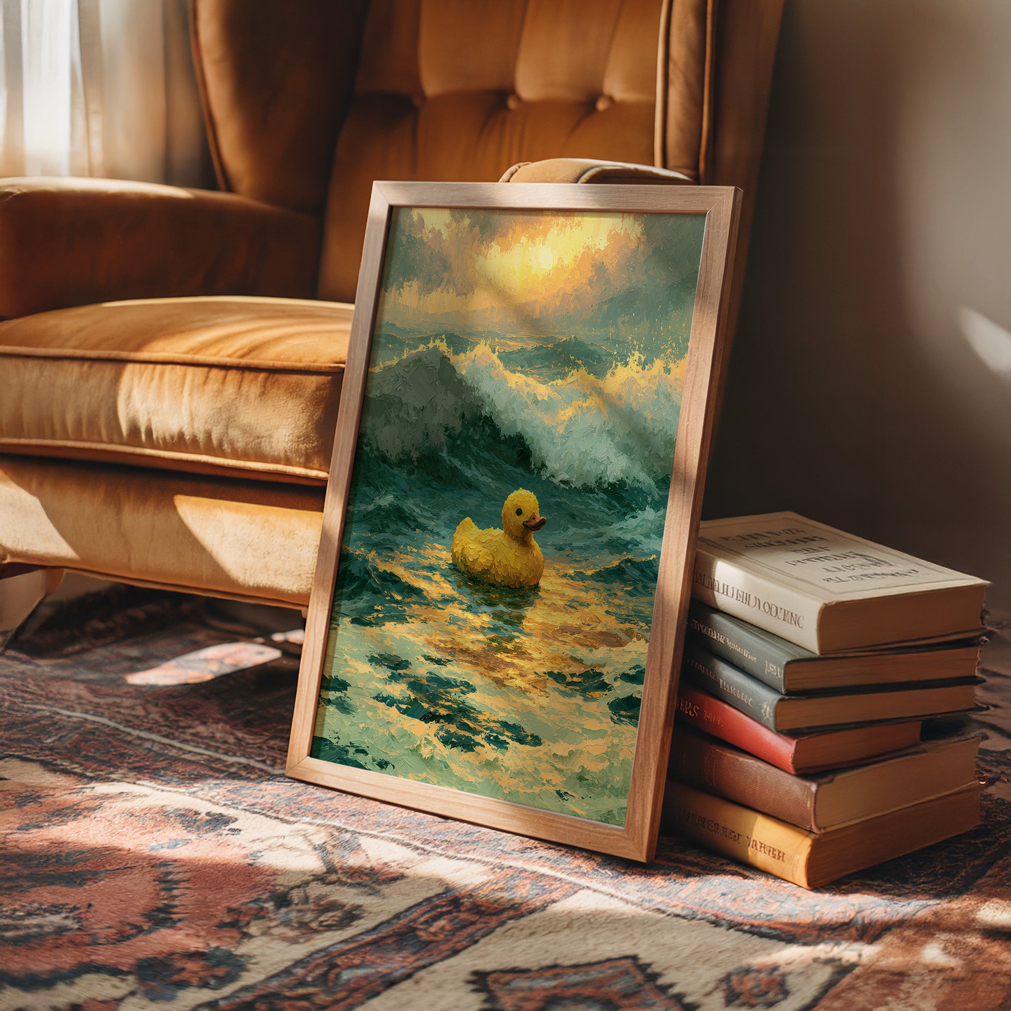 Duck Aglow at Sea