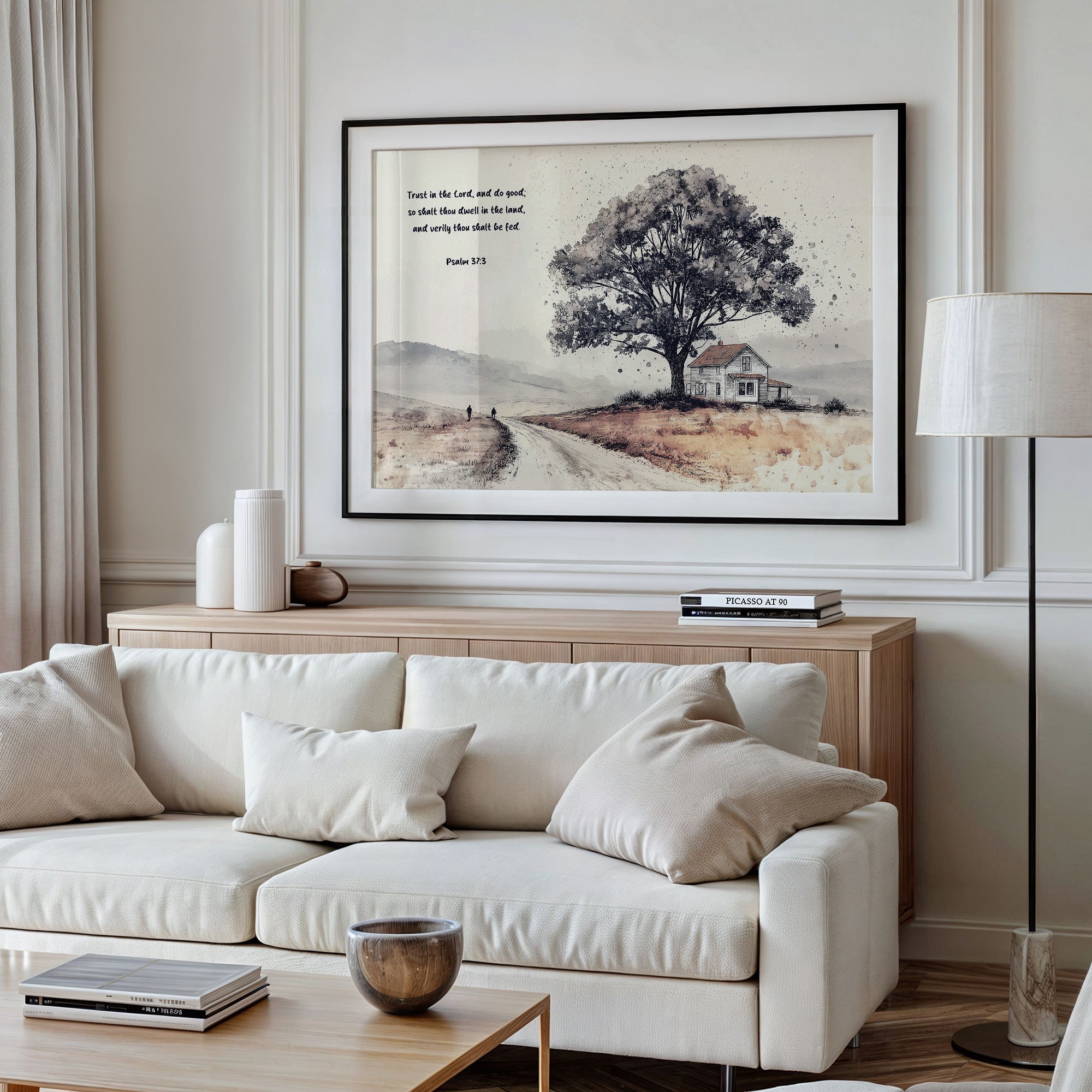 Psalm 37:3 Homestead Scripture Art