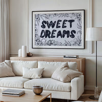 Sweet Dreams Groovy Line Art