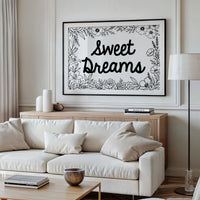 Sweet Dreams Botanical Line Art