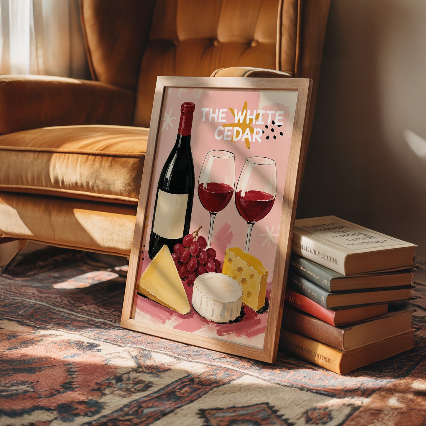 Wine & Cheese, Festive Pink
