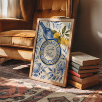 Sole Mio Tablescape (Blue & White)
