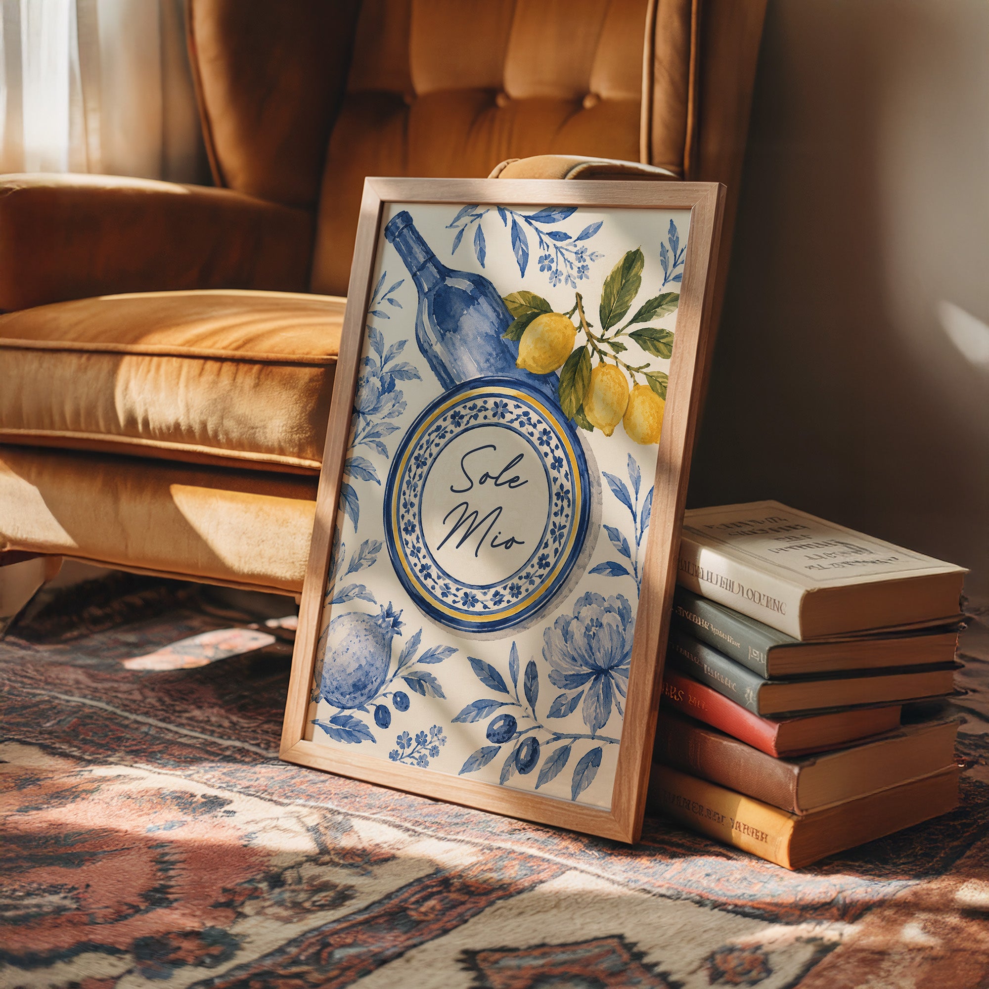 Sole Mio Tablescape (Blue & White)