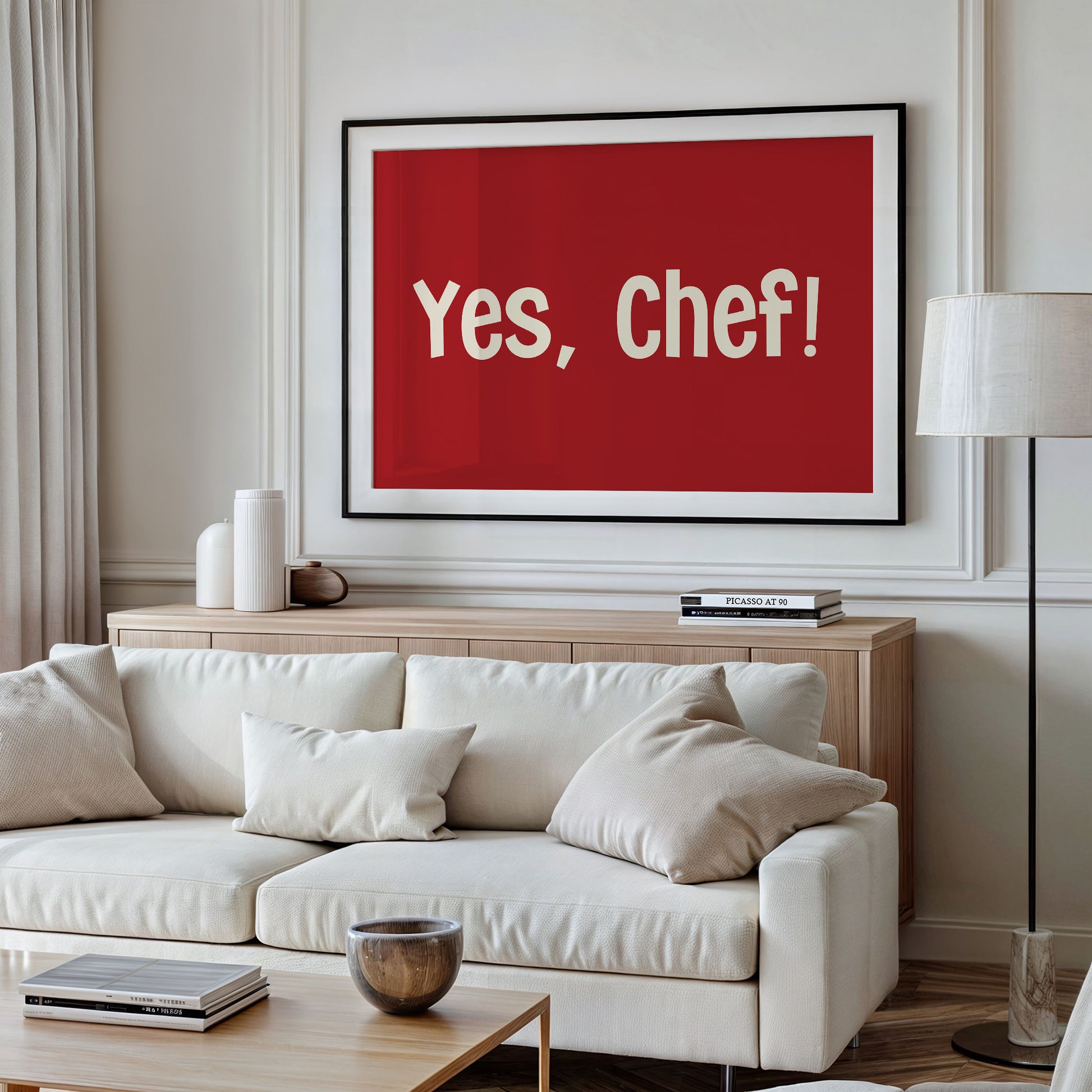 Yes, Chef Kitchen Print