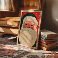 Santa in Torn Paper