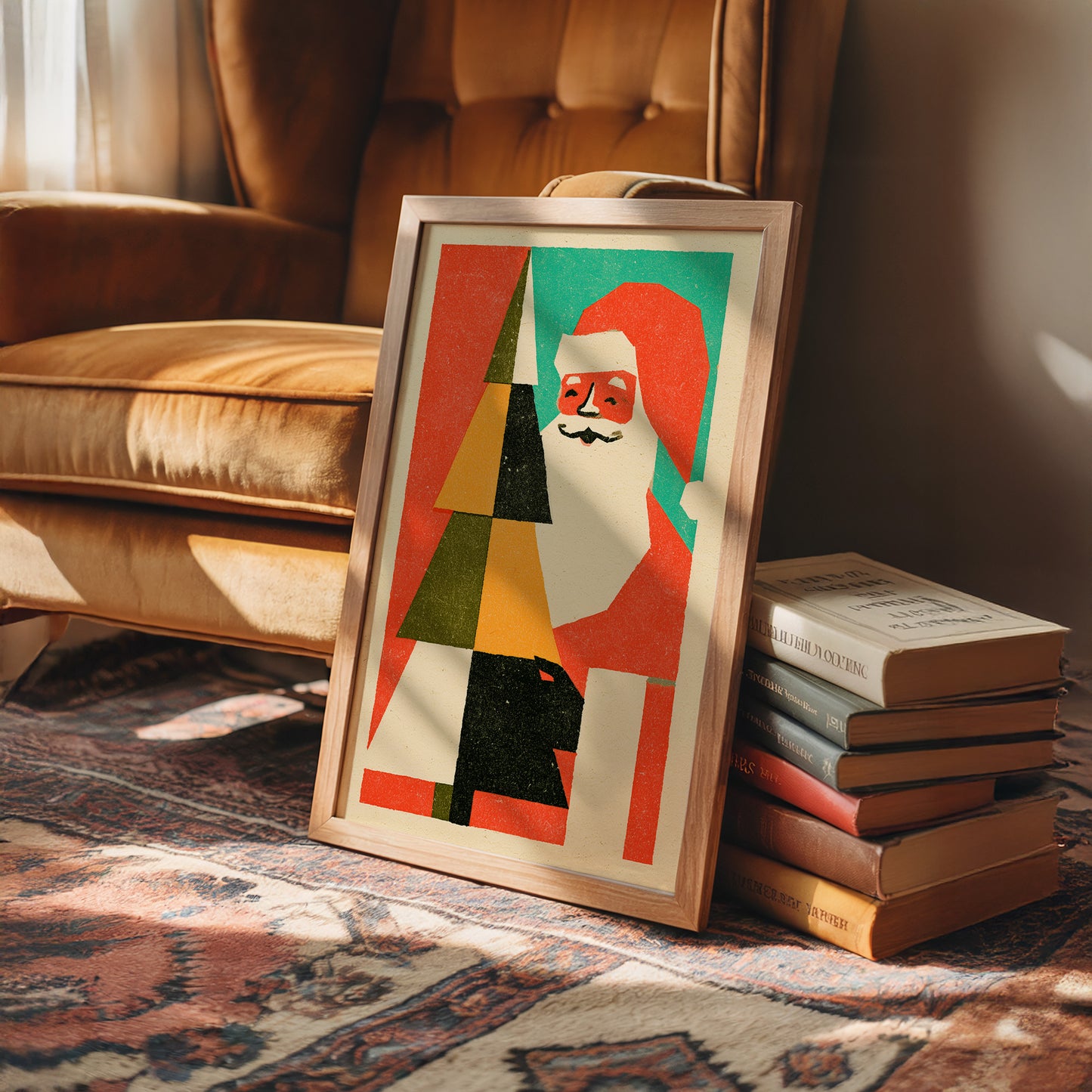 Modernist Santa, Front & Center