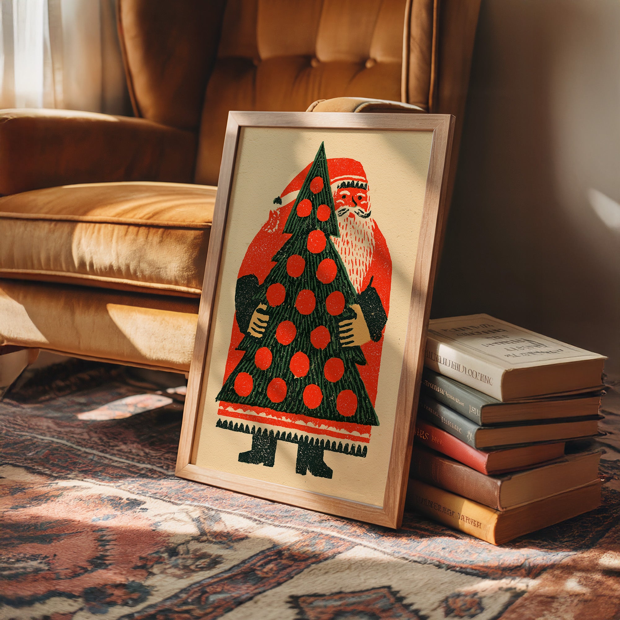 Santa Hauls the Big Tree