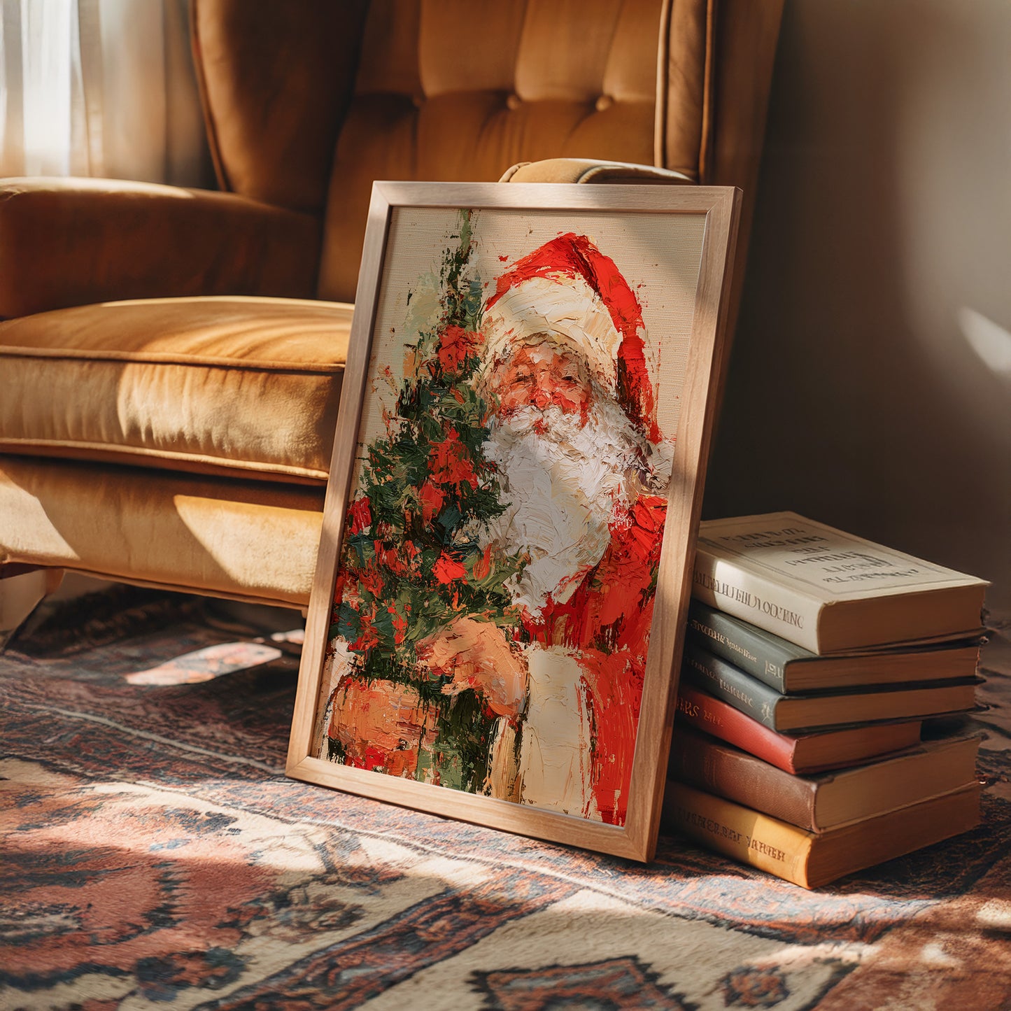 Santa in Thick Oils