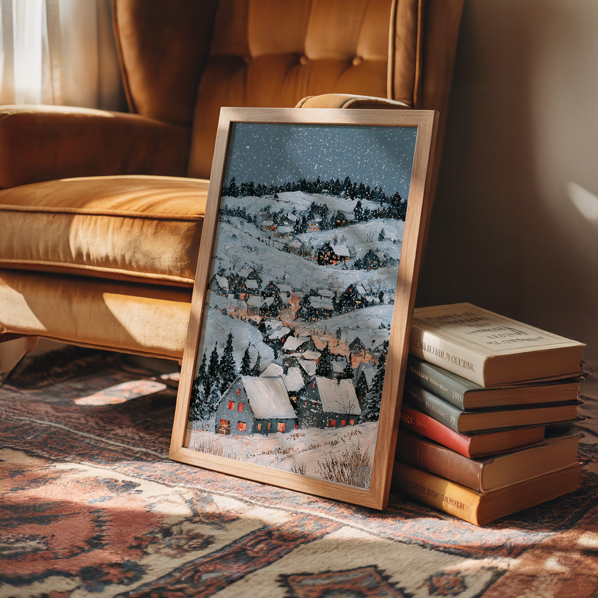 Village in the Snowy Hollow
