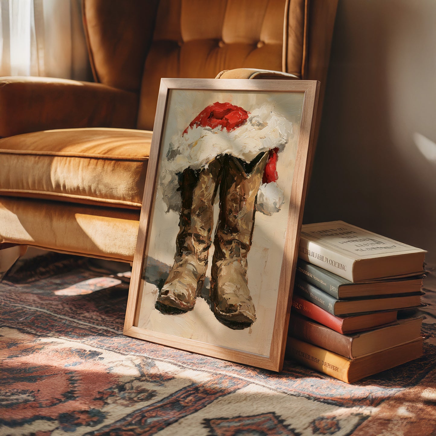 Boots Under the Mistletoe
