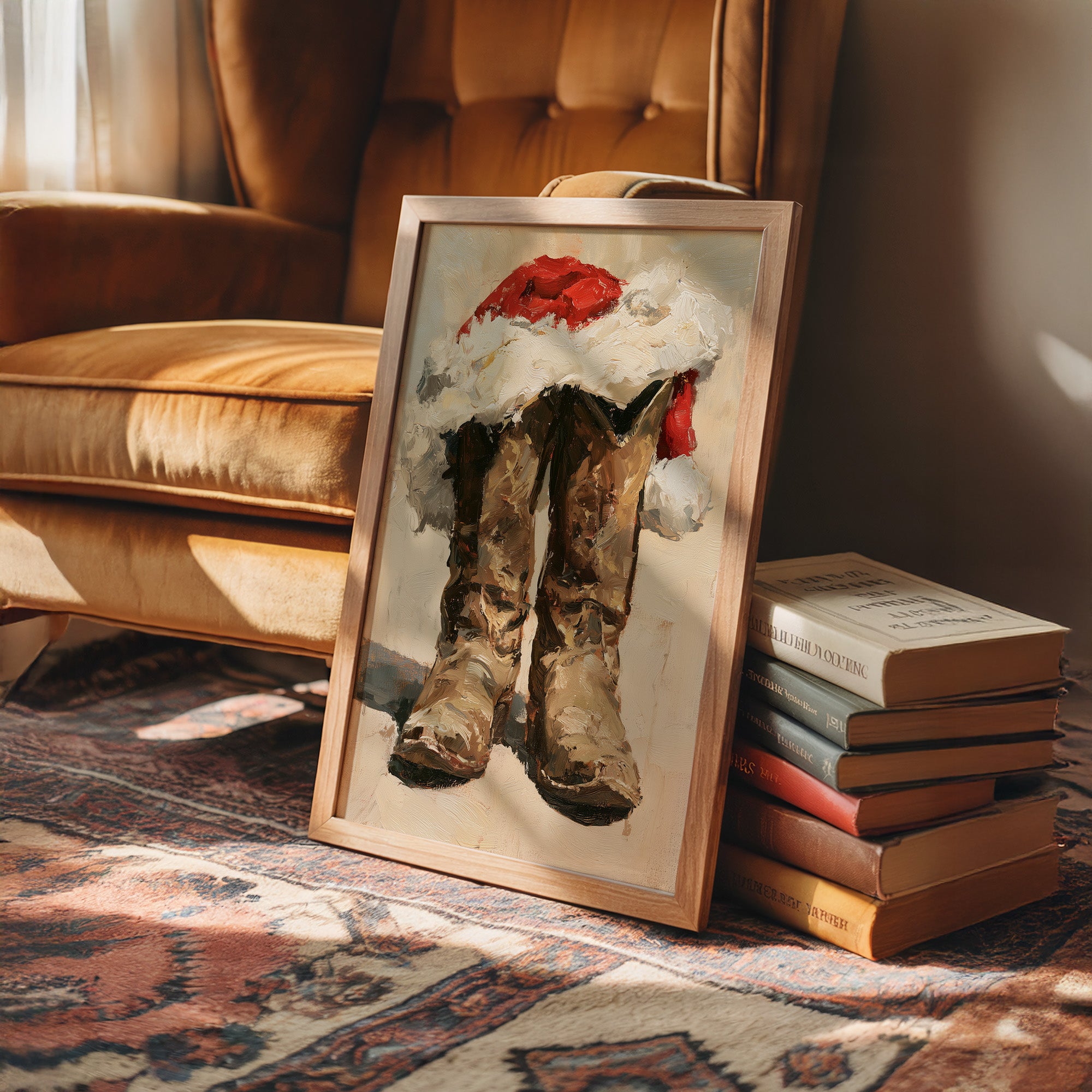 Boots Under the Mistletoe