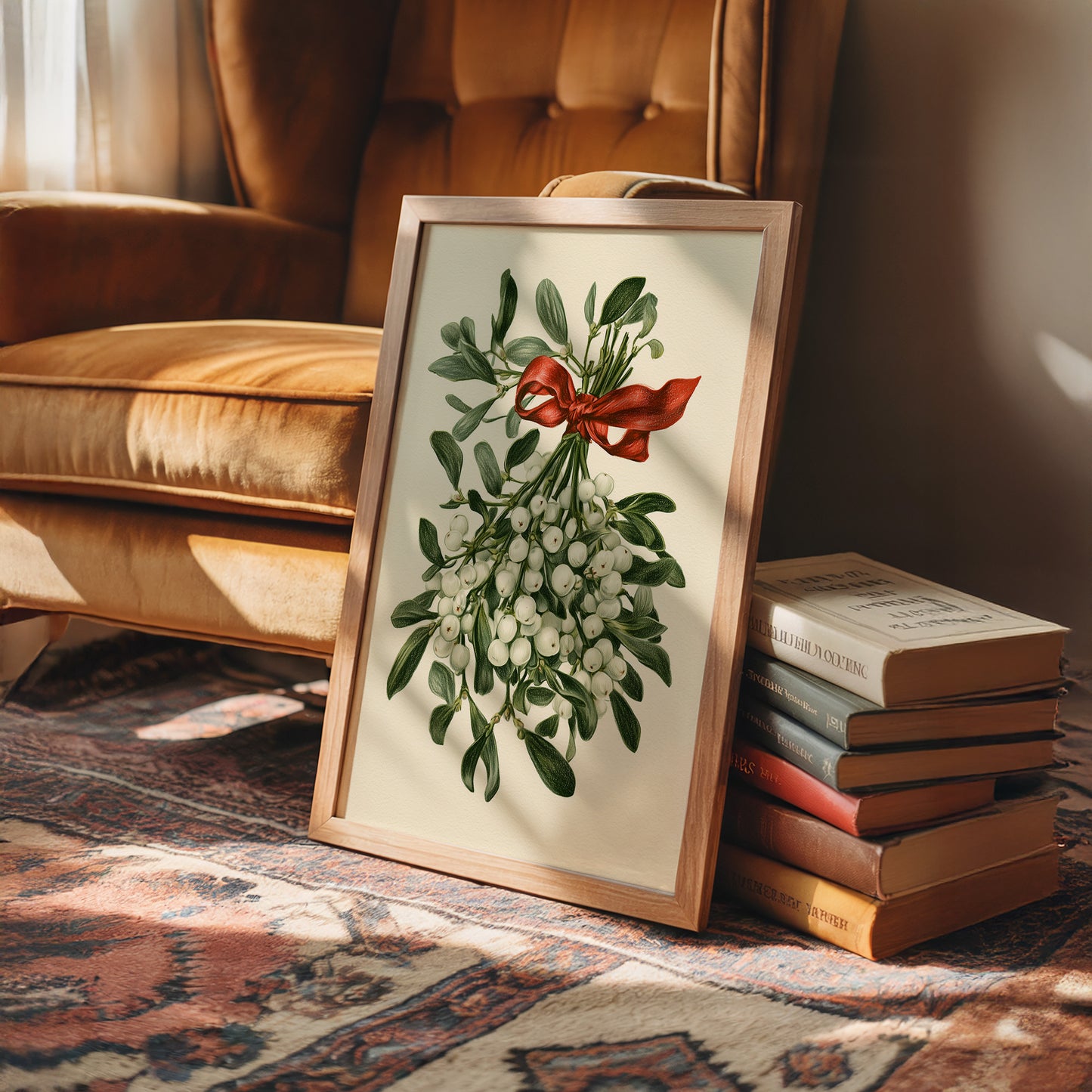 Mistletoe, Tied in Red