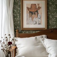 Chin in Hand, Rust Hat