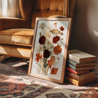 Autumn Pressed Flower Bouquet