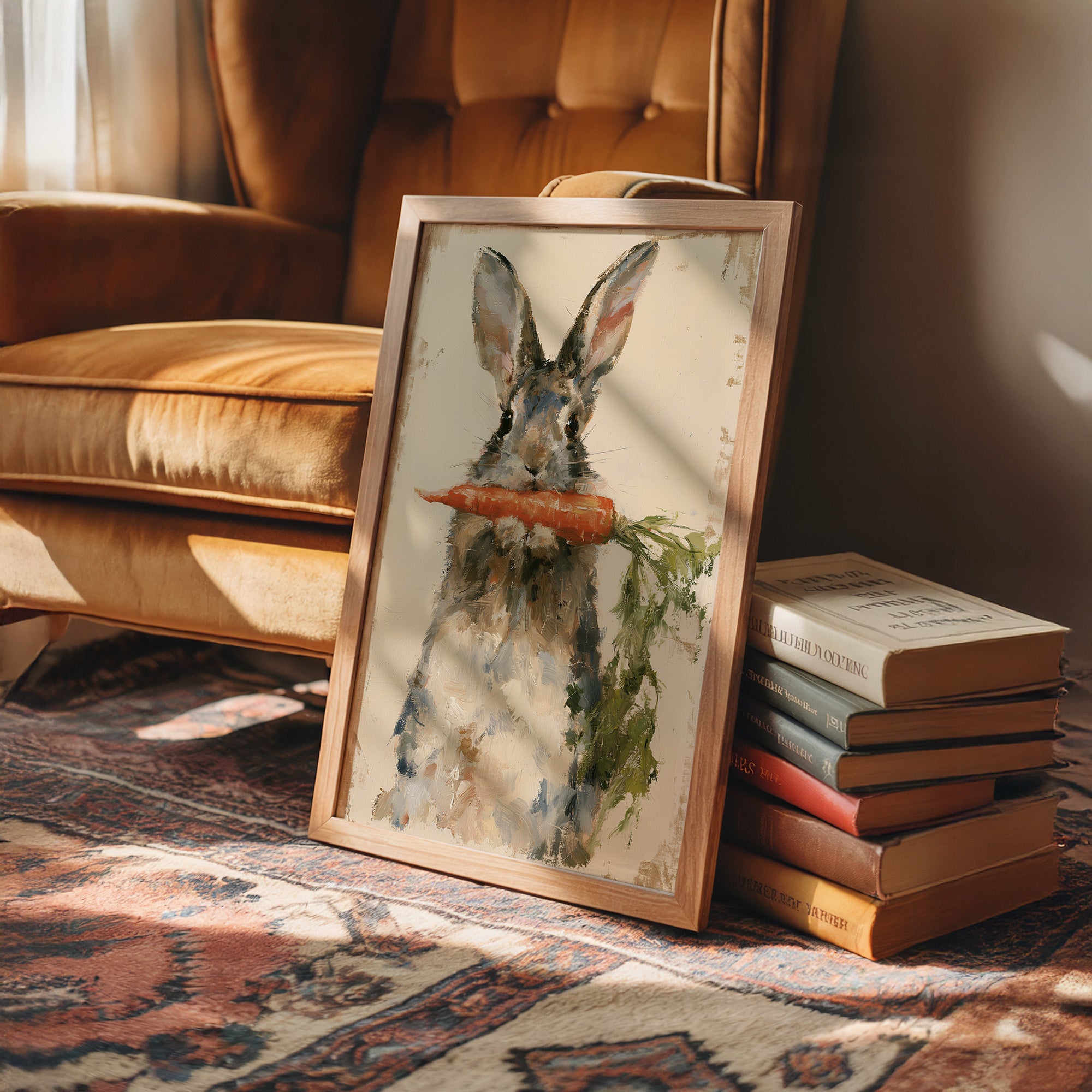 Rabbit With Carrot Impasto