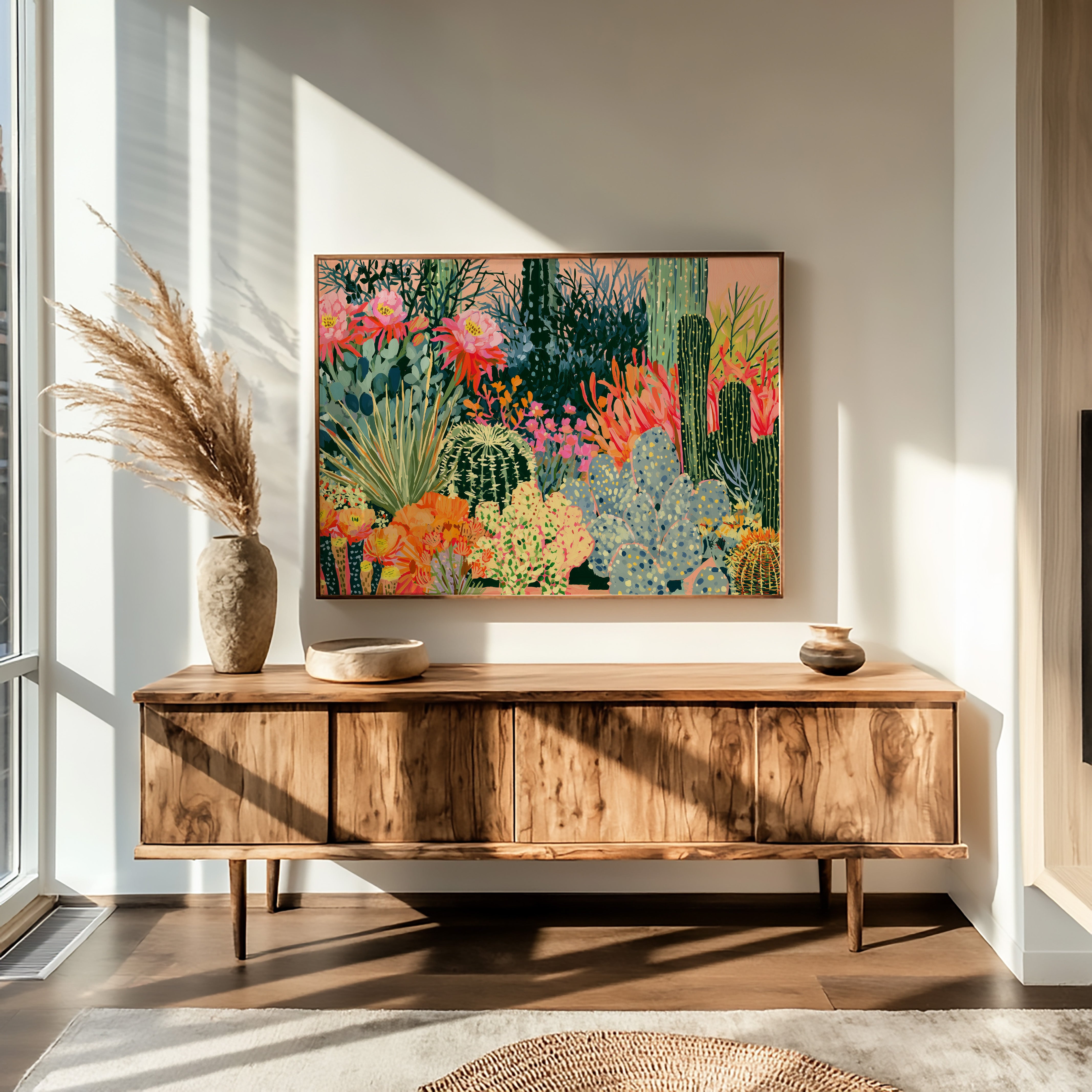 Blooming Cactus Garden