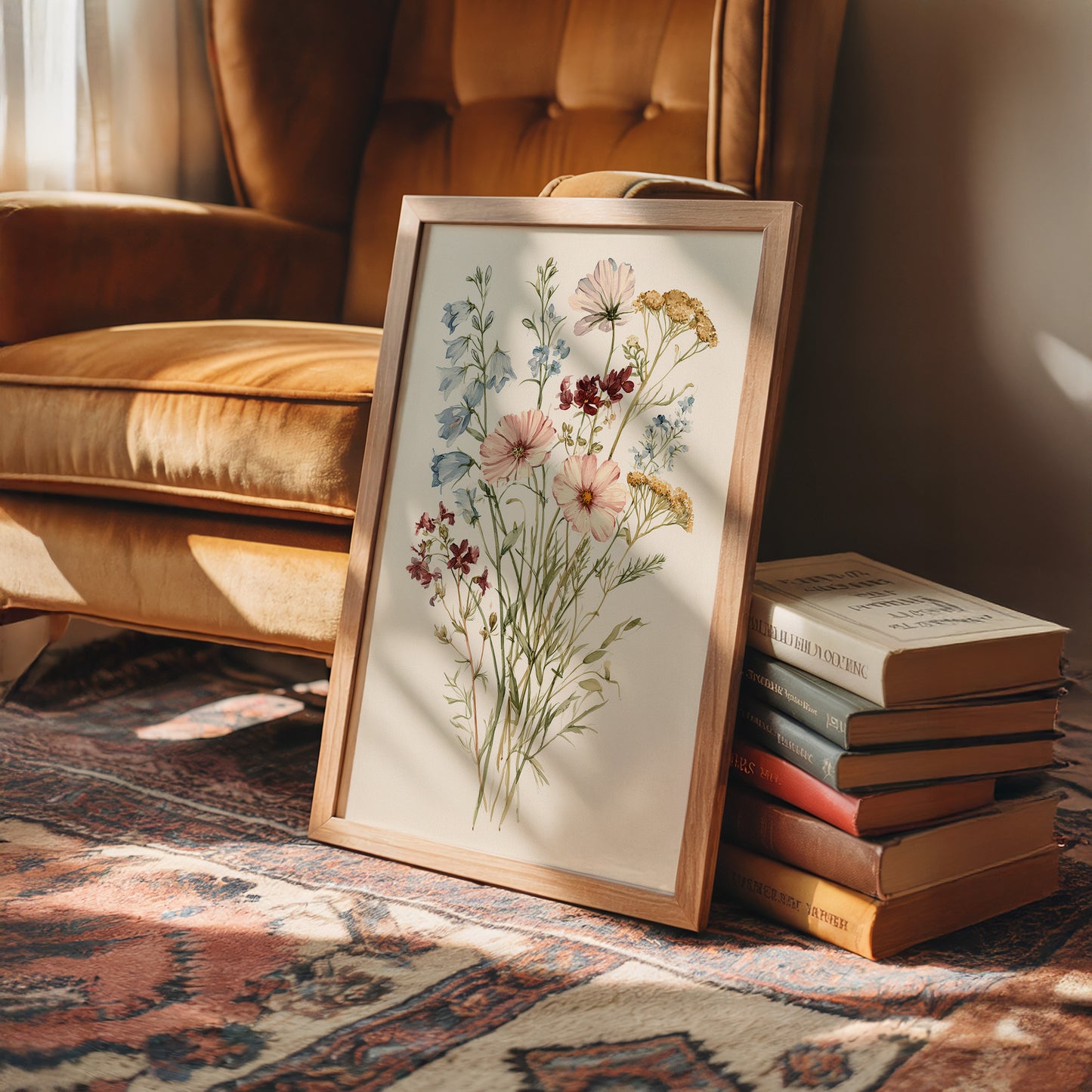 Wildflower Bouquet In Watercolor