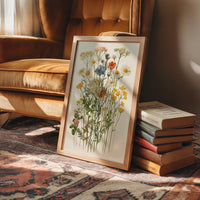 Meadow Row In Watercolor