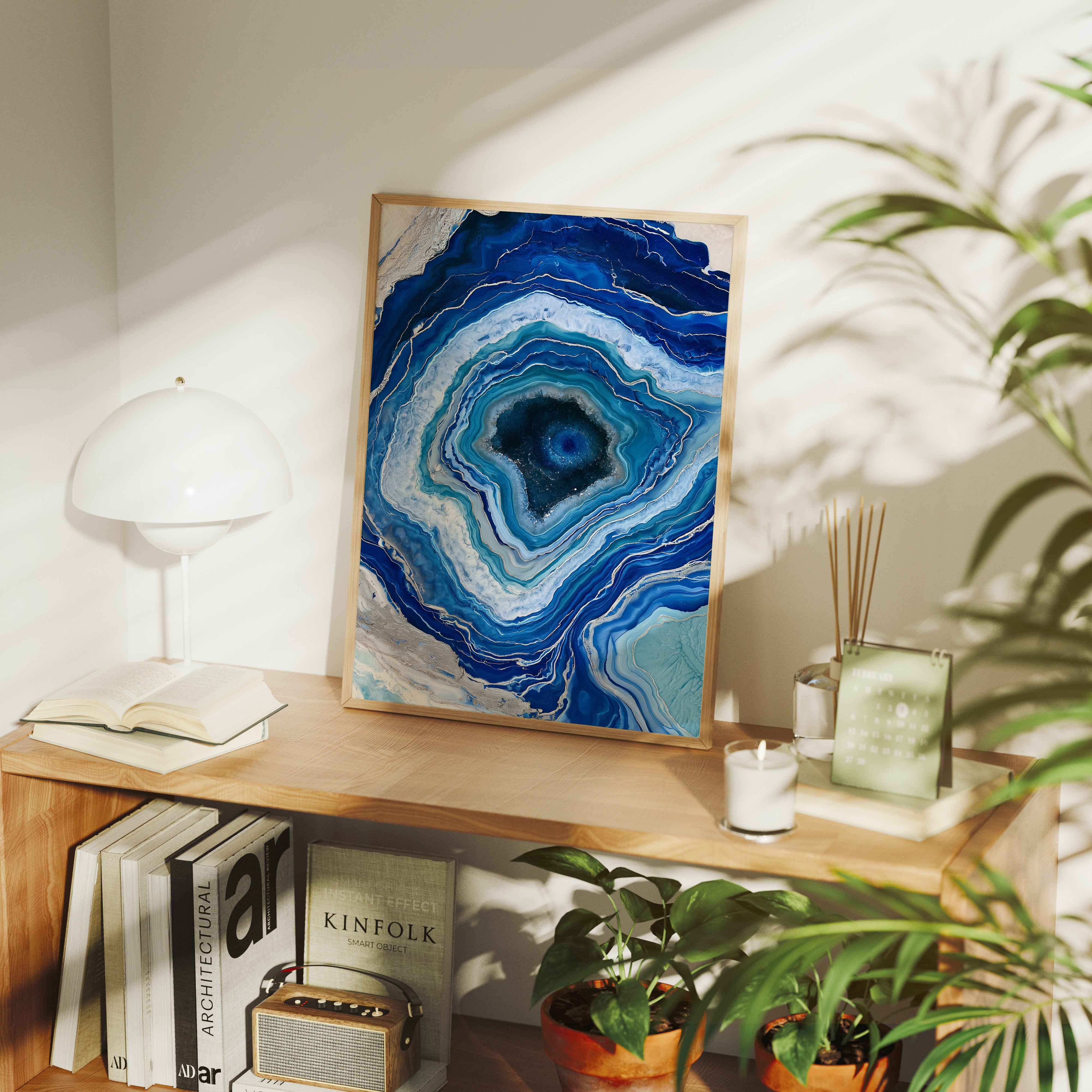 Geode Dreaming In Blue