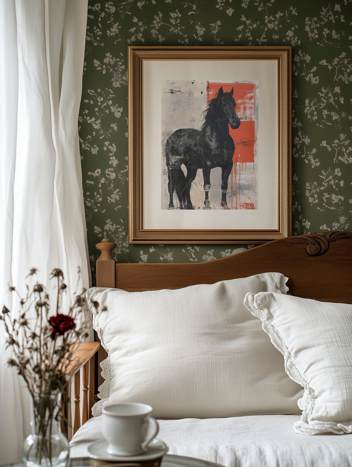 Black Stallion, Abstract Backdrop